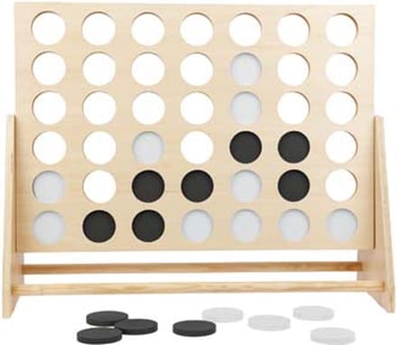 Sunnylife - Outdoor Games Mega 4 op een Rij - Hout - Multicolor