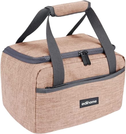 Isolerende Koeltas voor Lunch en Reizen - 8 Liter Capaciteit, Draagbaar en Waterdicht