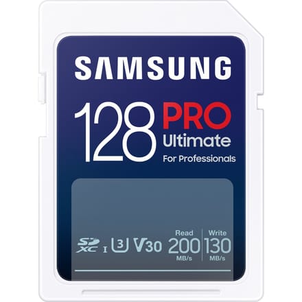 Samsung PRO Ultimate - SD Kaart - 200 & 130 MB/s - 128 GB