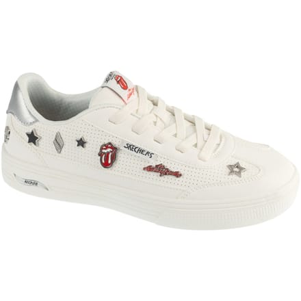 Skechers Arch Fit Arcade - Rolling Stones, Vrouwen, Wit, Sneakers, maat: 36