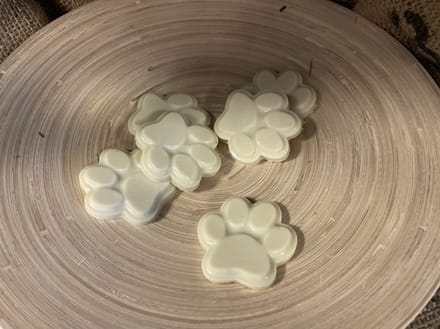 Callebaut - Chocolade dierenpoot - 16 stuks - Witte chocolade