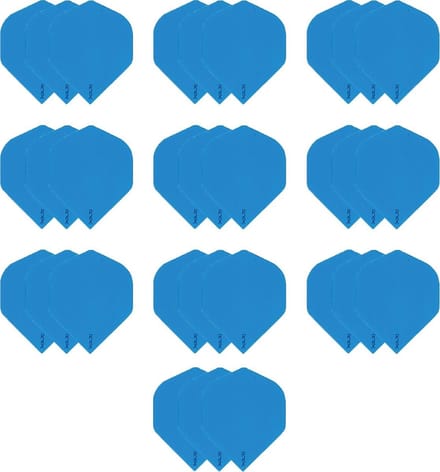 10 Sets (30 stuks) zeer stevige R4X - dart flights - Blauw - darts flights