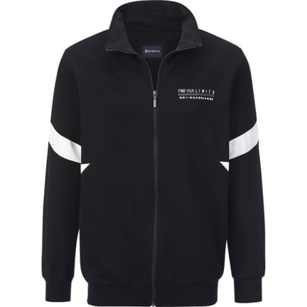 Babista herren Sweatvest - 44/46 - zwart - Plus Size