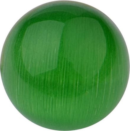Quiges Verwisselbare Ring Steen Bolletje 8mm - Cateye Groen - E8RHR019