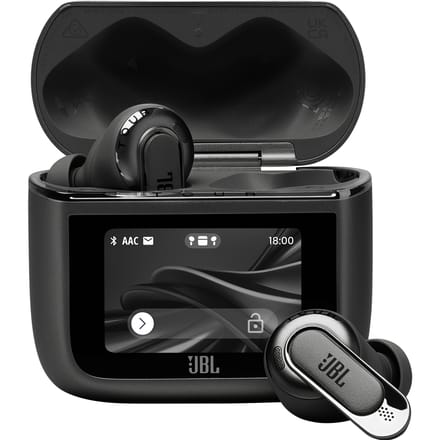 JBL Tour Pro 3 In Ear headset Draadloos, Bluetooth Zwart Noise Cancelling, High-Resolution Audio, DAC, Ruisonderdrukking (microfoon) Touchbesturing, Oplaadbox,