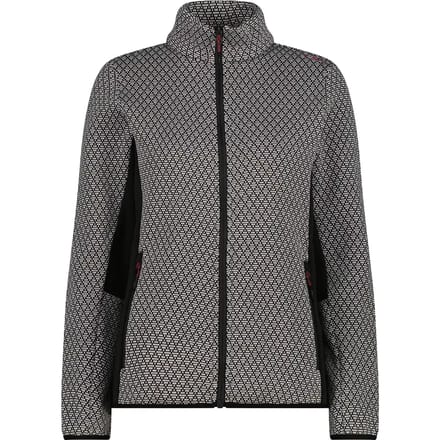 Dames technische gebreide fleece met rits CMP
