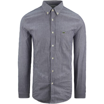 Lacoste Oxford regular fit heren blauw overhemd