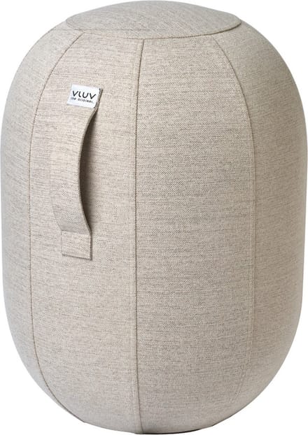VLUV BOL VELT zitbal 60-65cm -Grey-Melange/Red
