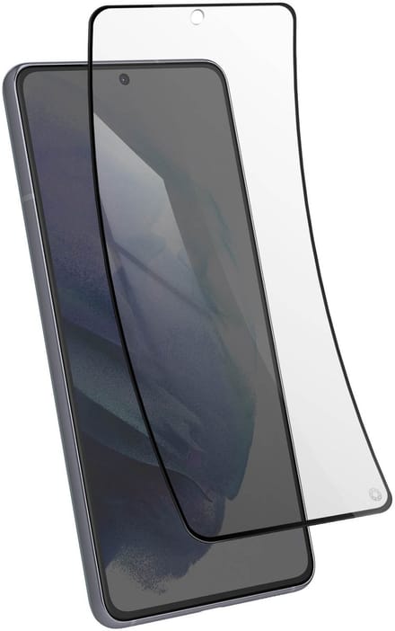 Force Case, Screenprotector geschikt voor Samsung Galaxy S21+ 5G - Organic Glass 2.5D, Transparant