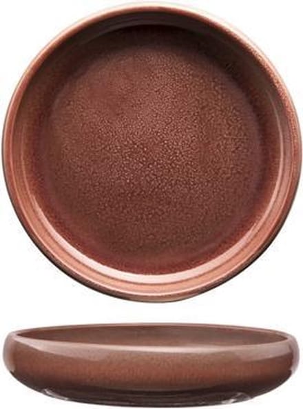 Cosy & Trendy Arezzo Brick Diep Bord D22xh4,3cm