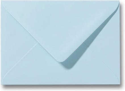 Envelop 15,6 x 22 cm Laguneblauw 60 stuks