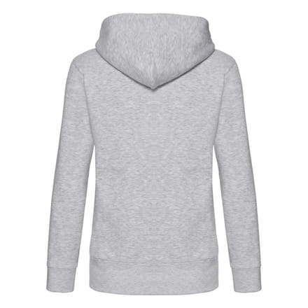 Fruit of the Loom Dames/Dames Premium Sweat Hoodie (Heide Grijs)