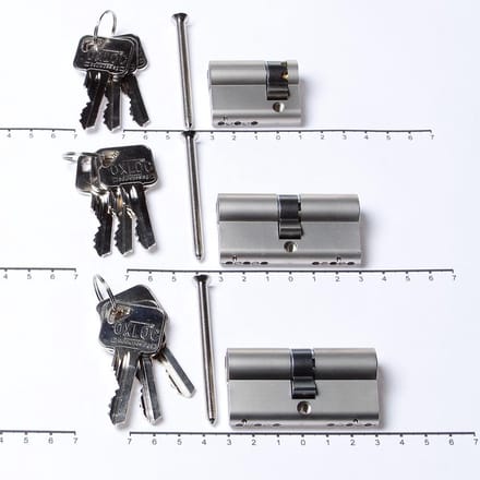 Oxloc Profielcilinder set 2 x 30t30 + 1 x 30t10