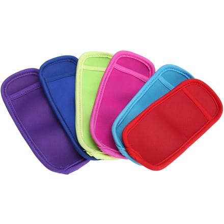 6 stuks Draagbare IJs Lolly Zak IJs Lolly Houder Sleeves Accessoire voor Feest Barbecue blue