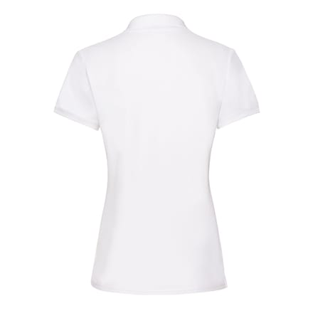 Fruit of the Loom Dames/dames Premium Poloshirt (Wit)