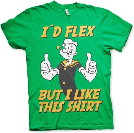 Popeye I'd Flex T-shirt Groen