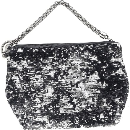 Jimmy Choo Medium Callie Clutch Bag In Zwarte Pailletten