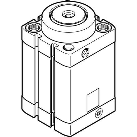 Festo Stoppercilinder 50mm Boring 20mm Slag Dubbelwerkend - 576156 - P2F2R