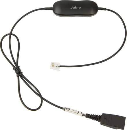 Jabra GN 1216 Anschlusskabel SmartCord QD auf RJ9 glatt