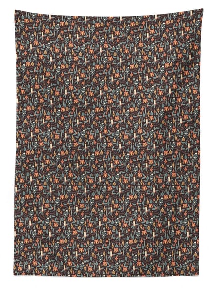 ABAKUHAUS tafelkleed – rechthoekig 140x200 cm, polyester-satijn, mauve