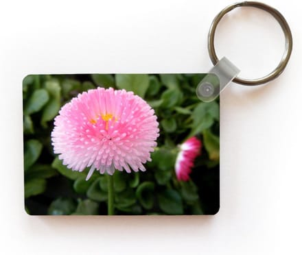 Sleutelhanger - Roze Madelief - Uitdeelcadeautjes - Plastic