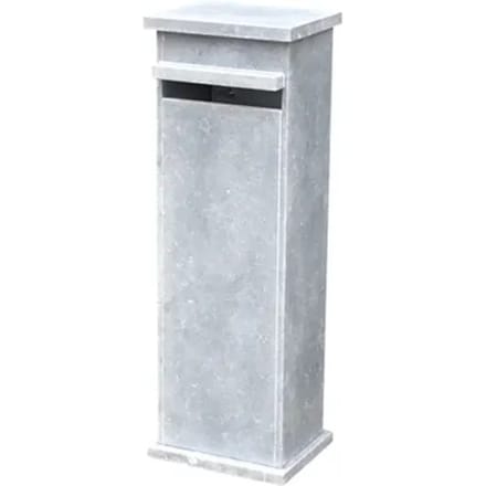 Brievenbus Staande Brussel - Natuursteen - Blauwe Hardsteen - 34x101x28cm