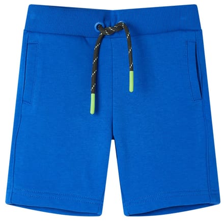 vidaXL Kindershort met trekkoord 104 blauw
