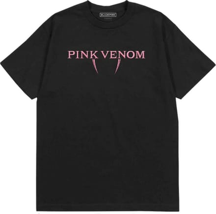 Blackpink - Pink Venom Logo Heren T-shirt - M - Zwart