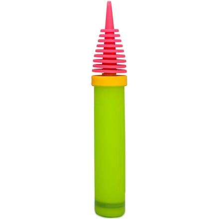 Ballonpomp Draagbare tweeweg dubbele actie luchtpomp Draagbare handmatige ballonpomp roze/groen