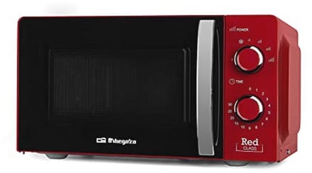 Magnetron 20L Capaciteit met 6 Niveaus, Timer en Ontdooi Programma - 700W, Rood