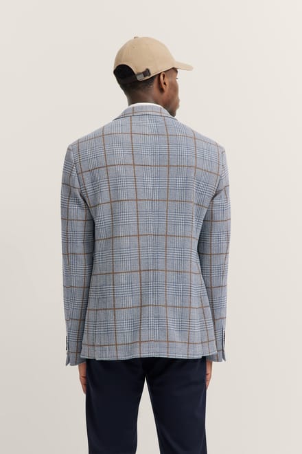 Bugatti Herren Jas met ruitjespatroon