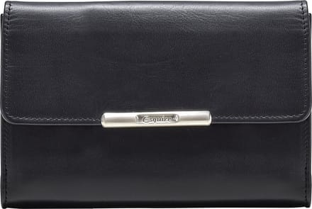 Esquire Helena Portemonnee II Leer 14 cm - Dames - Horizontaal - schwarz
