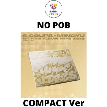 Selecteer POB COMPACT Ver SEVENTEEN SCOUPS MINGYU 1e Mini Album HYPE VIBES No POB beige
