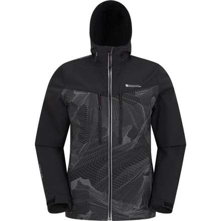 Mountain Warehouse Heren Illuminate II Soft Shell Jas (Zwart)