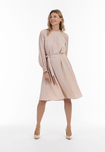 usha midi-jurk nowles Dames Roze Beige