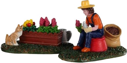 Lemax - Garden Grooming - Set van 2