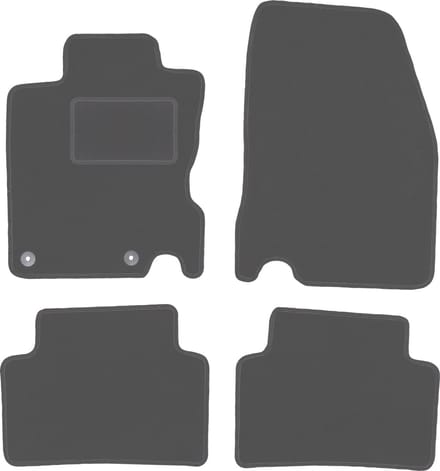 Grafiet automatten voor: Renault Kadjar SUV (2015-)