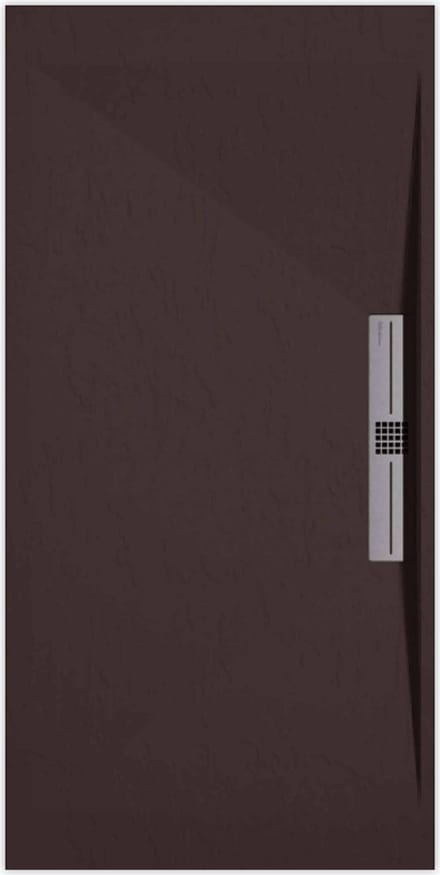 Sanifun douchebak Stone Side Chocolate Slate 1300 x 800 S