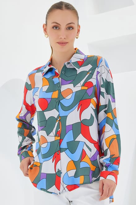 Gestreepte Lange Mouwen Shirt