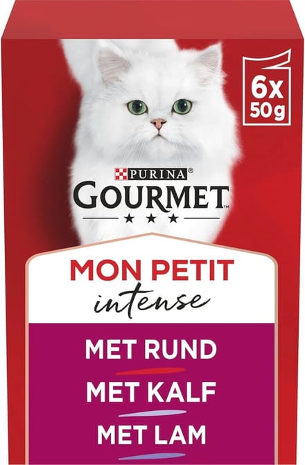 Intense Vlees Selectie Kattenvoer in Saus - 6x50g