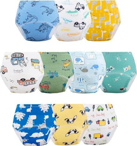 Baby Training Pants - Luierbroekjes Peuters - Potty Training - Wasbaar Herbruikbaar - 7 Stuks - Blauw