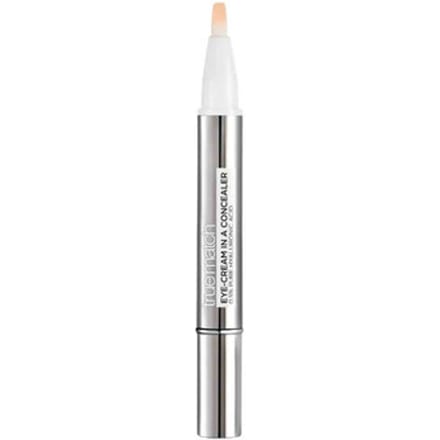 L’Oréal Paris Eyes Cream In A Concealer Verrijkt Met Hyaluronzuur- DW1-2 Ivory Beige