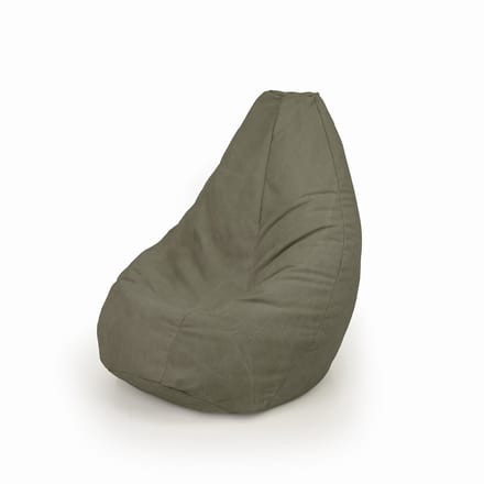 zitzak canvas 180 l groen met losse binnenzak