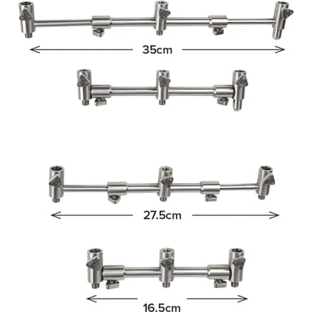Roestvrij stalen buzz bar 300 Carp Spirit Ajustable 2/3 cannes
