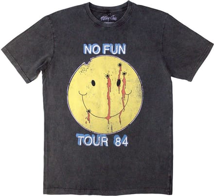 Motley Crue - No Fun Tour '84 Heren T-shirt - 2XL - Grijs