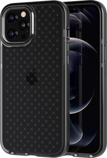 Tech21 Evo Check hoesje - Smokey Black - Geschikt voor iPhone 12 Pro Max
