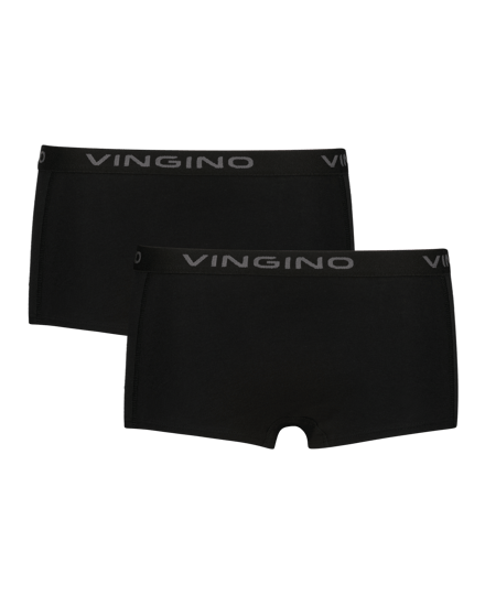 Vingino Boxer (2-pack) Deep Black Größe: XXS | Unterwäsche Outlet | kids | Schwarz