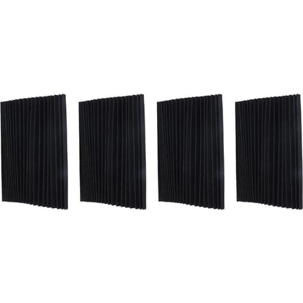 4 stuks Koelkast Deodorant Luchtfilter met Koolstoftechnologie Vervanging Geschikt voor Electrolux Koelkast black