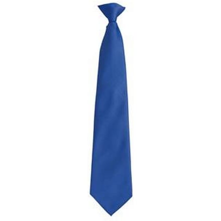 Premier Herenmode "Kleuren" Work Clip On Tie (Koninklijk)