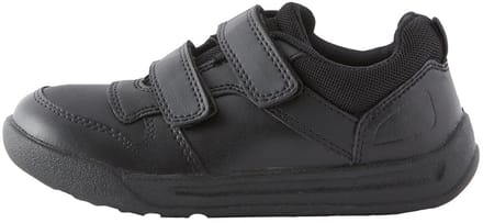 Next - Jongens - Schoolschoenen met dubbele klittenbandsluiting met brede pasvorm (G) - Zwart